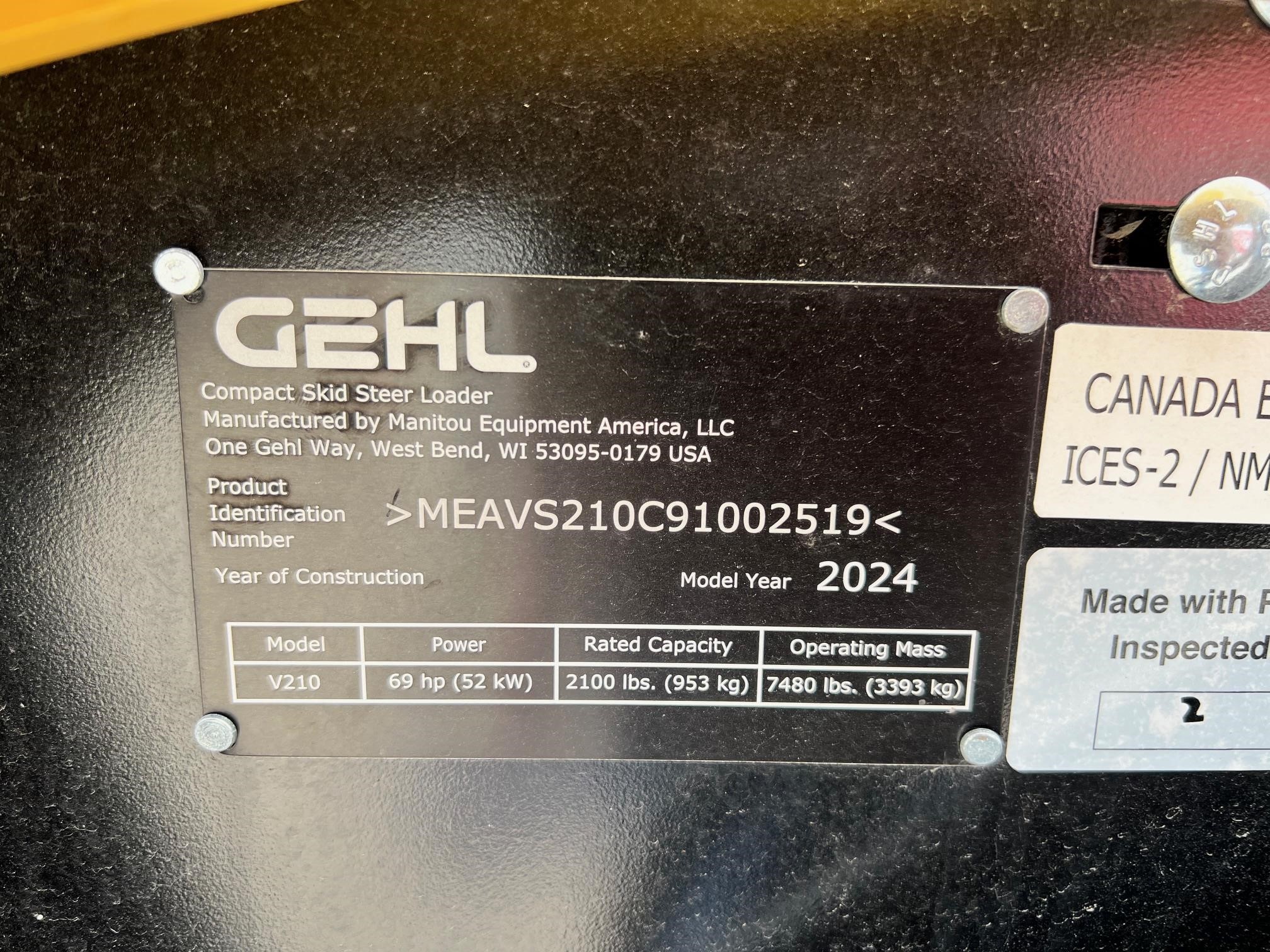 2024 Gehl V210