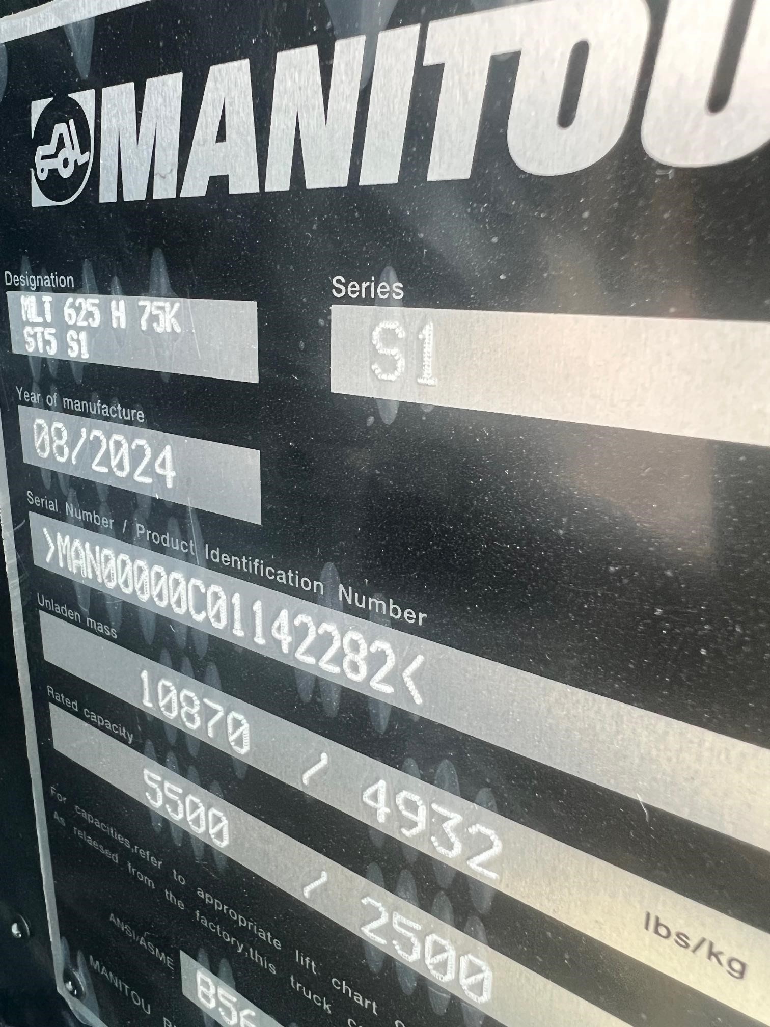 2024 Manitou MLT625-75H