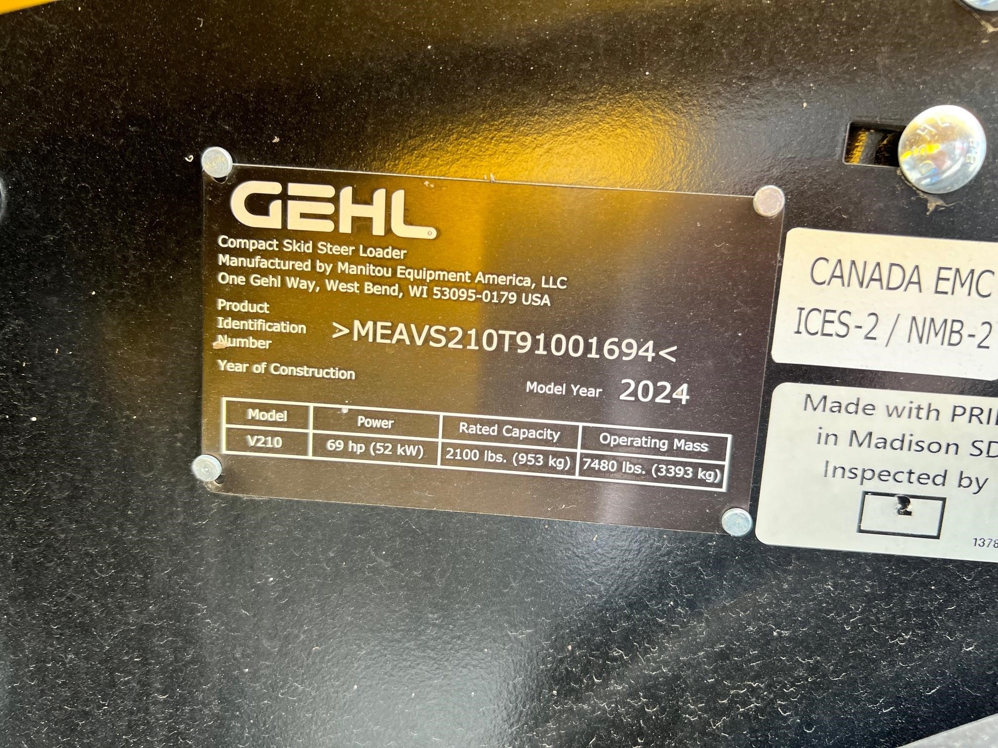 2024 Gehl V210