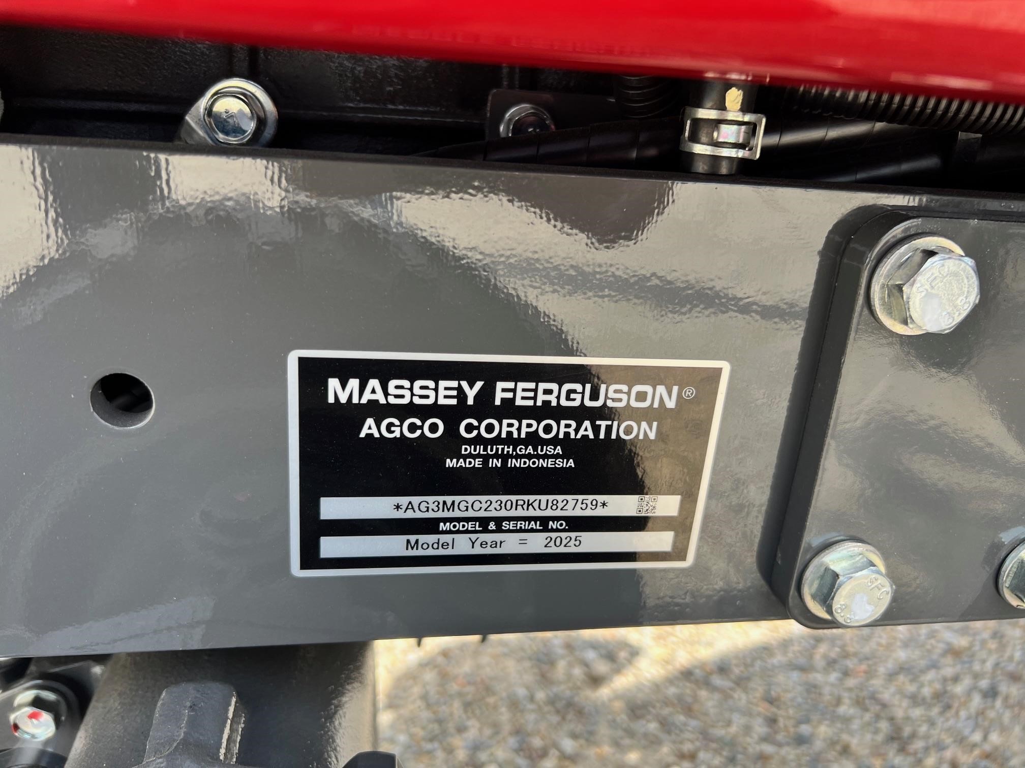 2025 Massey Ferguson 1GC.23