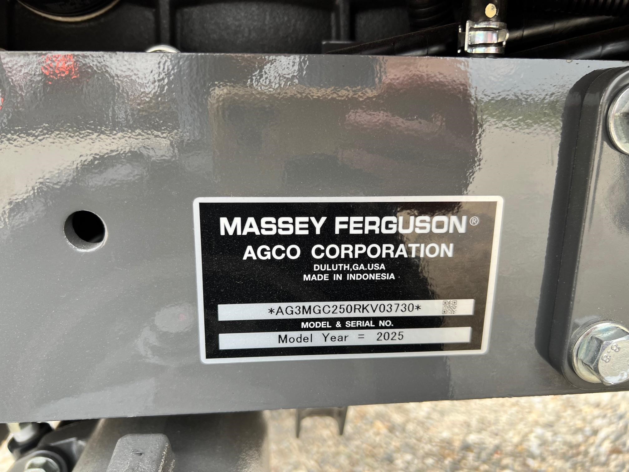 2025 Massey Ferguson 1GC.25