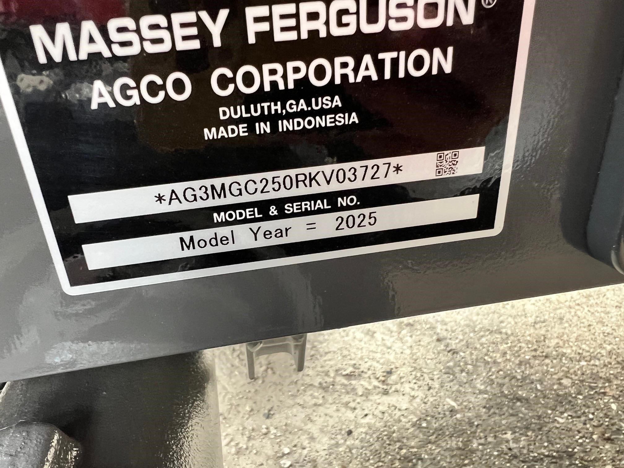 2025 Massey Ferguson 1GC.25