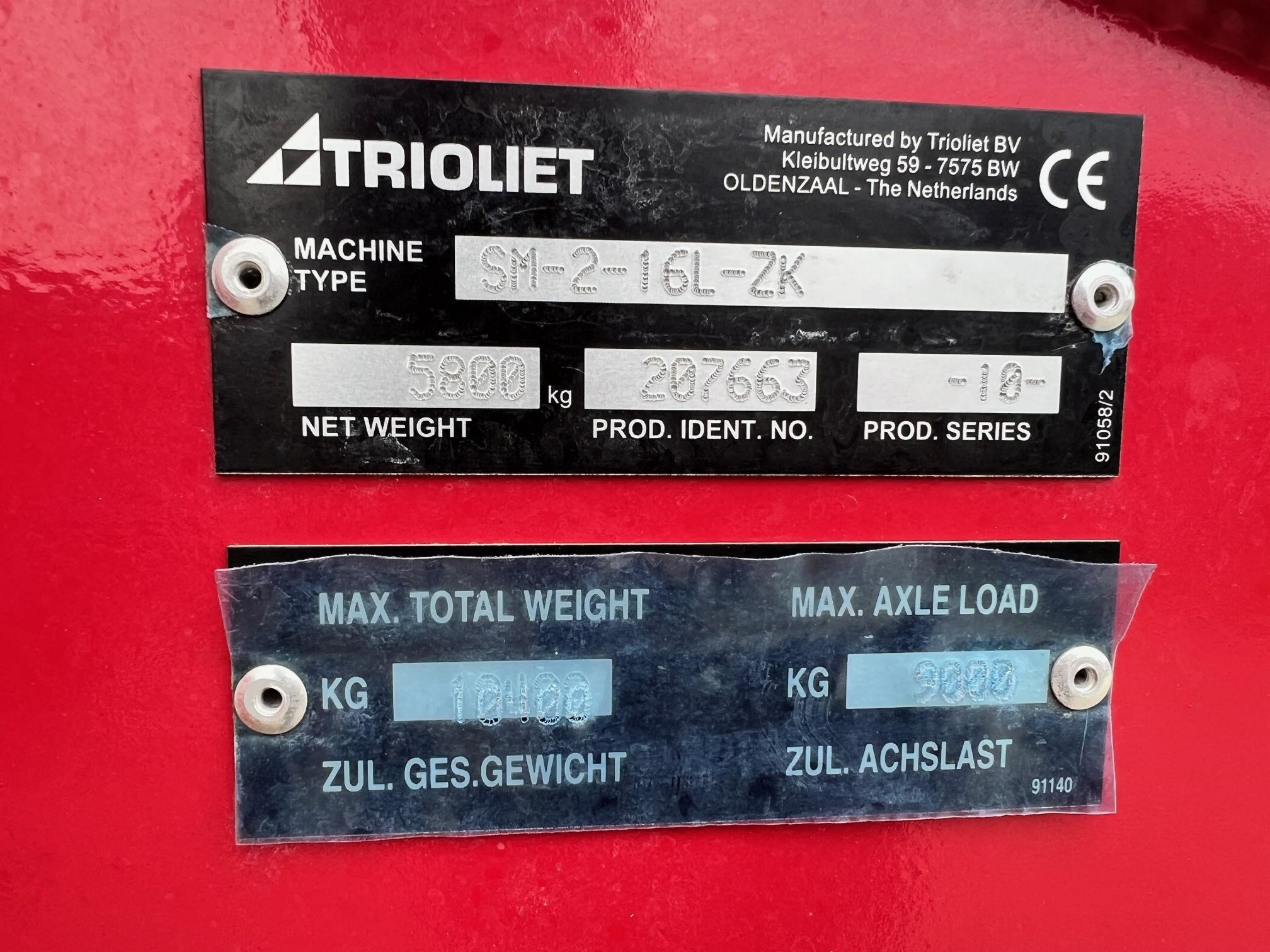 2024 Trioliet SOLOMIX 2-1600L