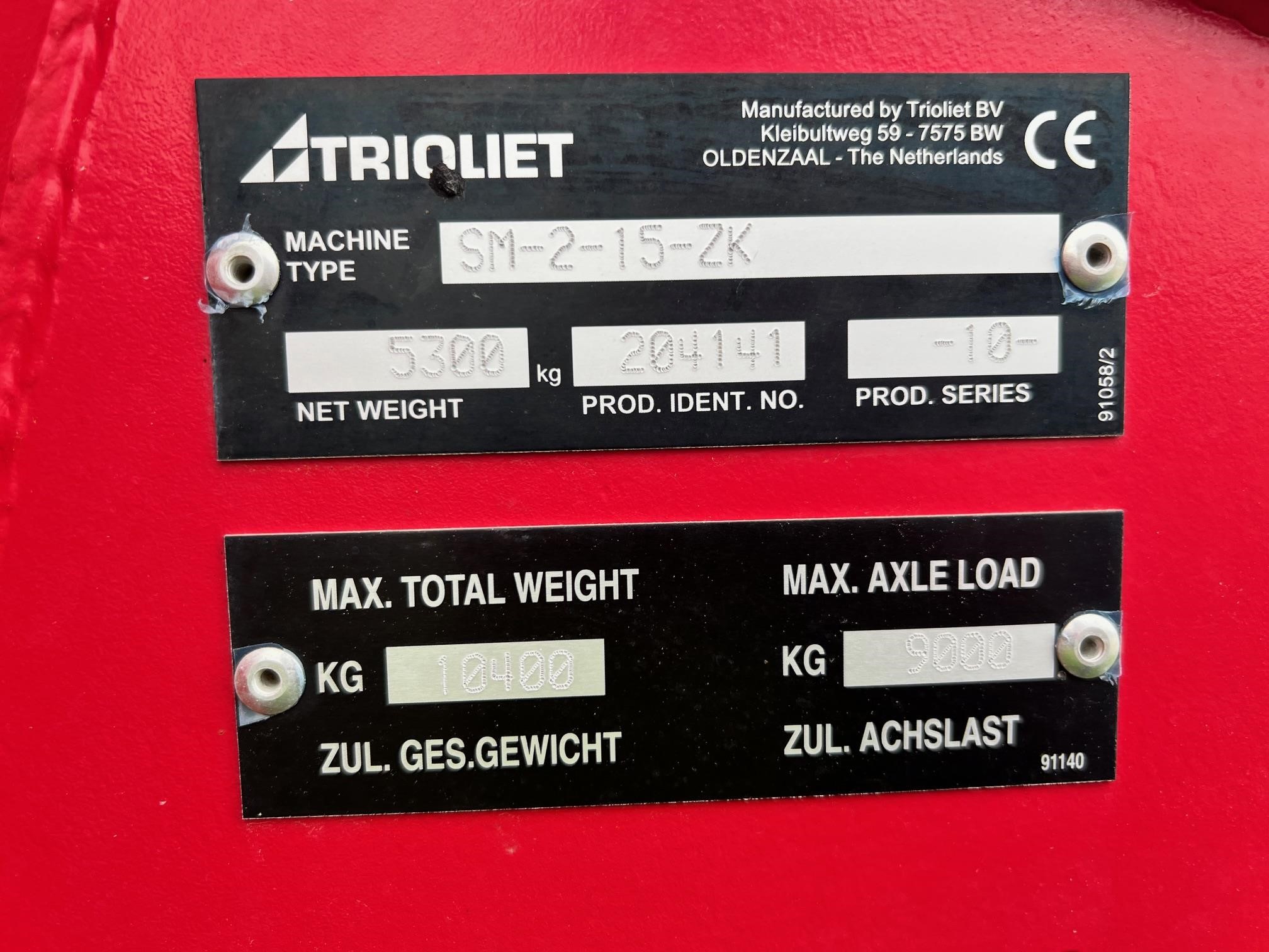2024 Trioliet SOLOMIX 2-1500ZK