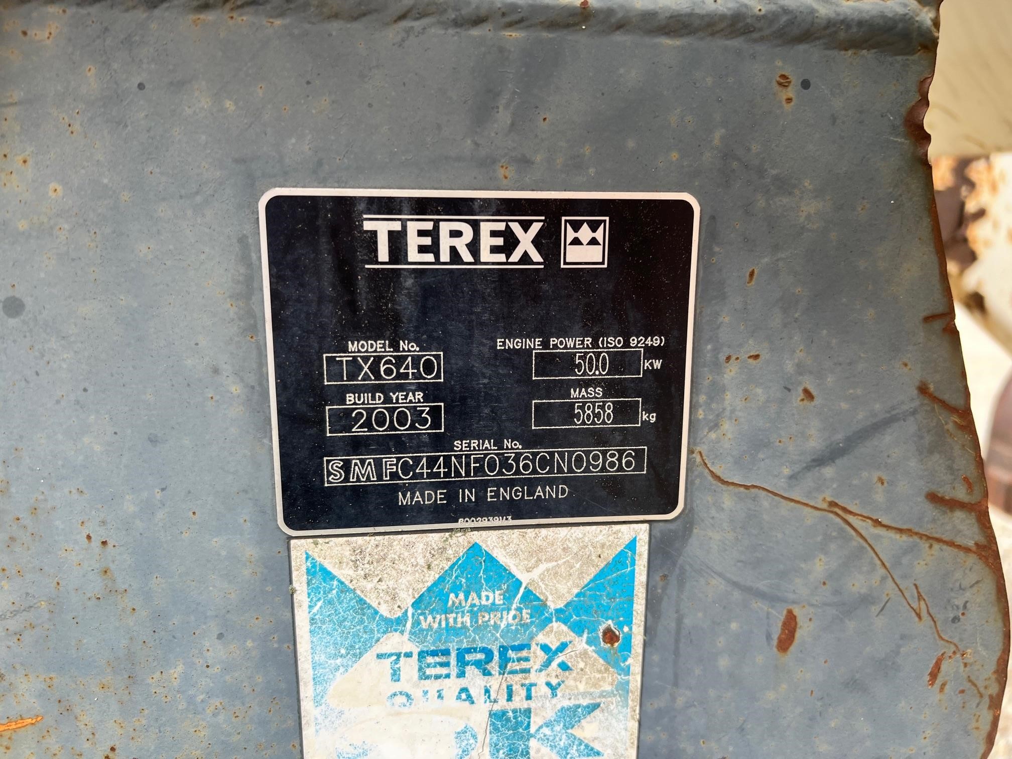 2003 Terex TX640