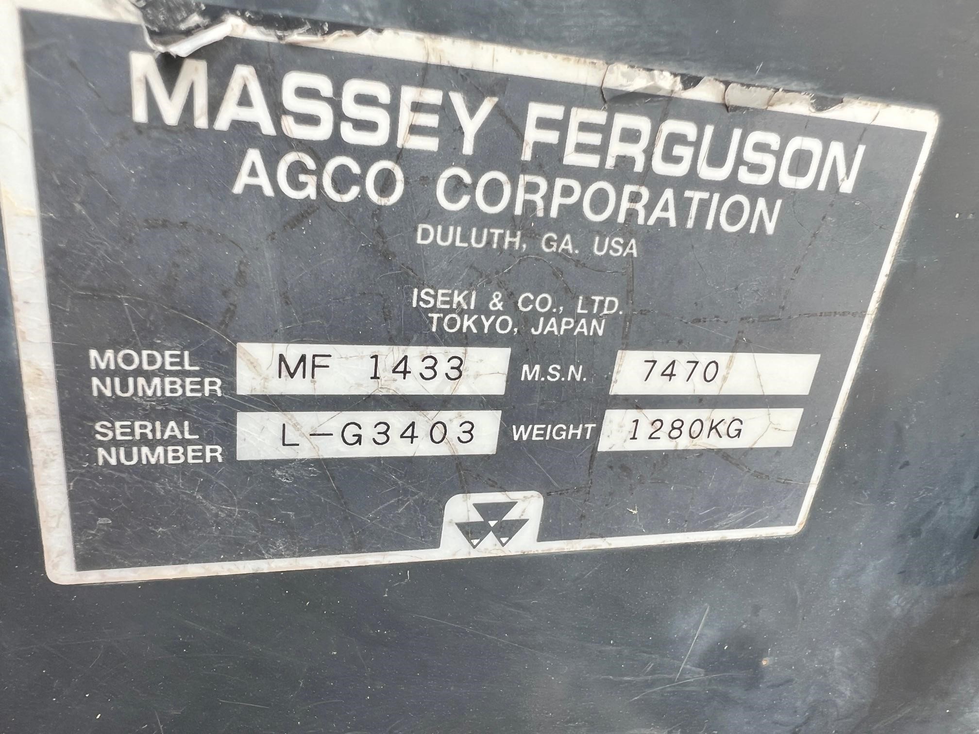 Massey Ferguson 1433
