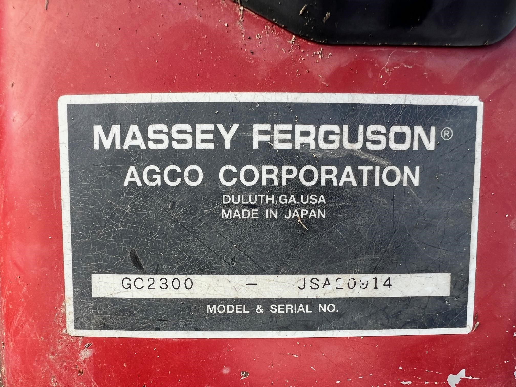 Massey Ferguson GC2300
