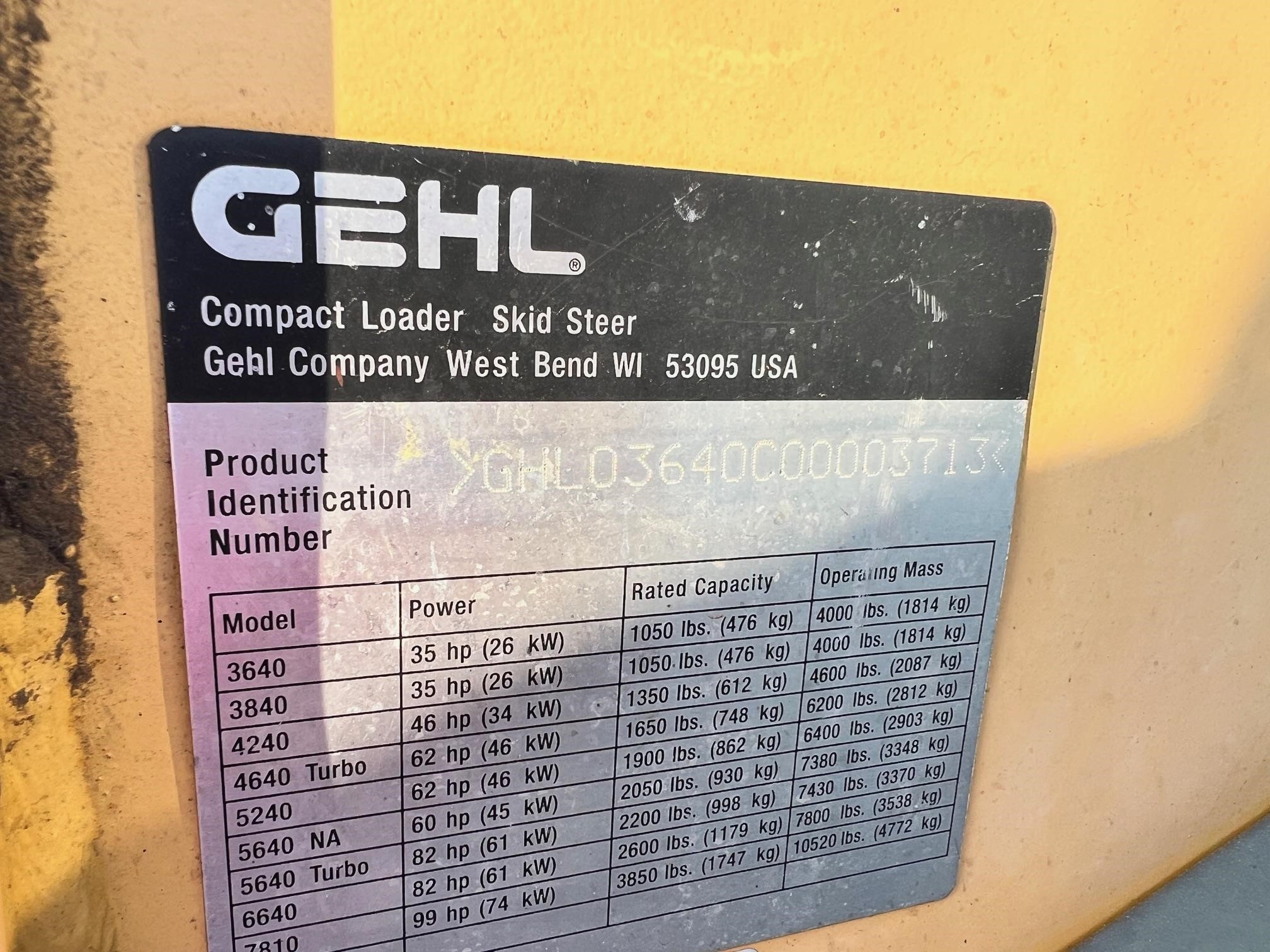 Gehl 3640